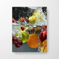 Früchte im Wasser - Akustikbild