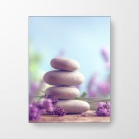 Steinturm vor Lavendel - Akustikbild