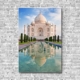 Stoffklang Akustikbild Hochformat Wand Weltwunder Taj Mahal Indien